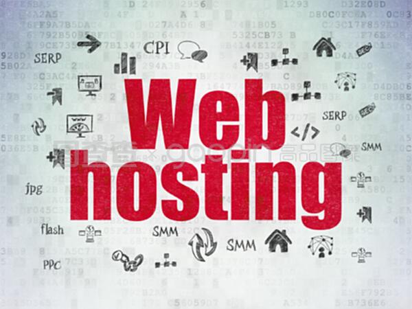 基于數字數據紙背景的網絡開發概念網絡托管